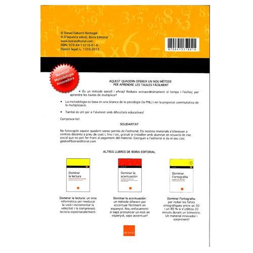 Dominar las tablas de multiplicar (catalán). Daniel Gabarró - Imagen 2