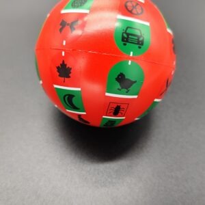 PELOTA ROJA-VERDE