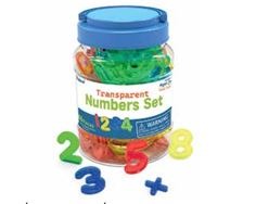 numeros translucidos