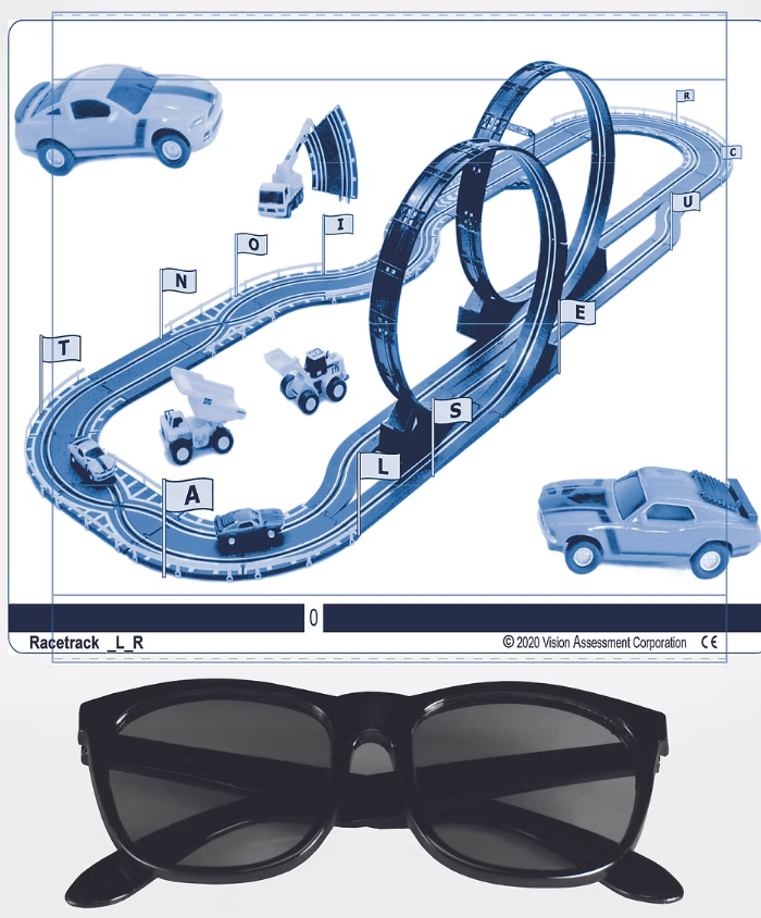 VECTOGRAMA RACETRACK POLARIZADO