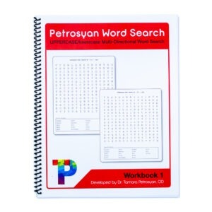 Cuaderno búsqueda de palabras multidireccional en mayúsculas y minúsculas